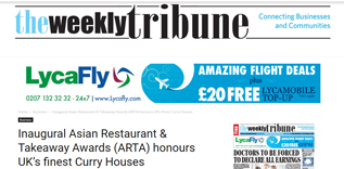 Inaugural Asian Restaurant and Takeaway Awards launches Newspaper