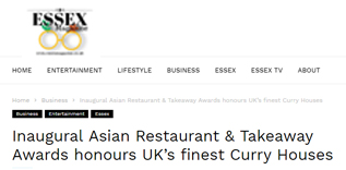 Inaugural Asian Restaurant and Takeaway Awards launches Newspaper