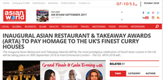 Inaugural Asian Restaurant and Takeaway Awards launches Newspaper