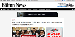 Inaugural Asian Restaurant and Takeaway Awards launches Newspaper