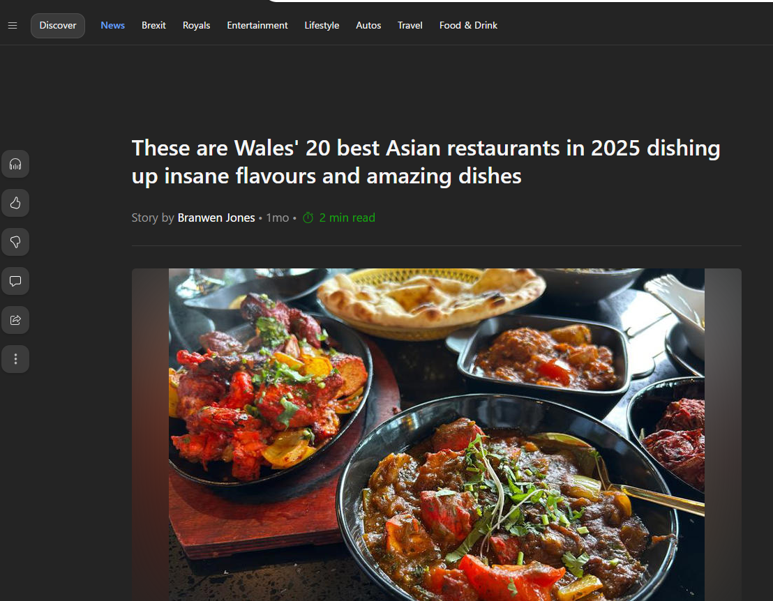 These are Wales' 20 best Asian restaurants in 2025 dishing up insane flavours and amazing dishes