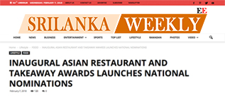 Inaugural Asian Restaurant and Takeaway Awards launches Newspaper