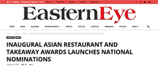 Inaugural Asian Restaurant and Takeaway Awards launches Newspaper