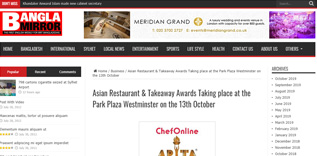 Inaugural Asian Restaurant and Takeaway Awards launches Newspaper