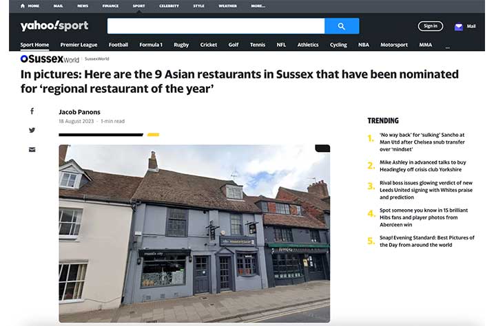 Inaugural Asian Restaurant and Takeaway Awards launches Newspaper