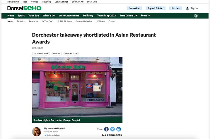 Inaugural Asian Restaurant and Takeaway Awards launches Newspaper