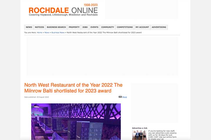 Inaugural Asian Restaurant and Takeaway Awards launches Newspaper