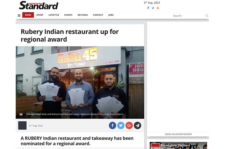 Inaugural Asian Restaurant and Takeaway Awards launches Newspaper